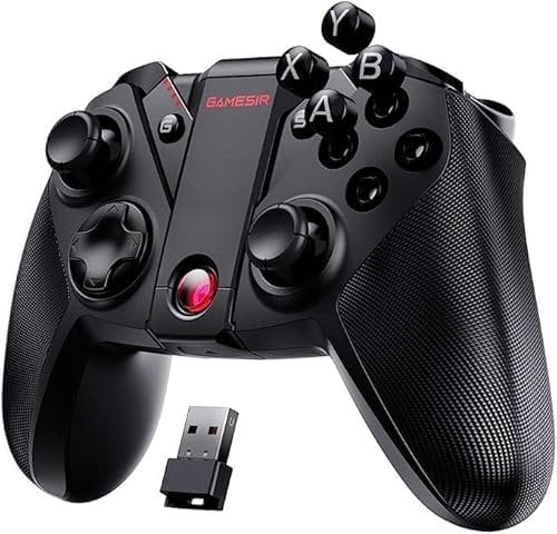 GameSir G4 Pro - Controlador de Juego inalámbrico Bluetooth, Joystick de Gamepad Compatible con Interruptor/Windows PC/Android/iOS teléfono móvil para Apple Arcade MFi Games