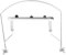 Perfeclan Porte-Harmonica Réglable Professionnel 10-Trou 24-Trou Porte-Harmonica Cou Stand Support Support En Métal Montage Mains Livraison - Argent pour 10 Trous