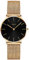 Kubagom Très Mince Montre pour Femme Quartz Analogique Étanche Acier Inoxydable