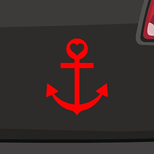 Aufkleber Anker Nordsee Sylt Rügen Sticker Champing Urlaub Segeln JDM Ostsee in 6 Größen und 21 Farben