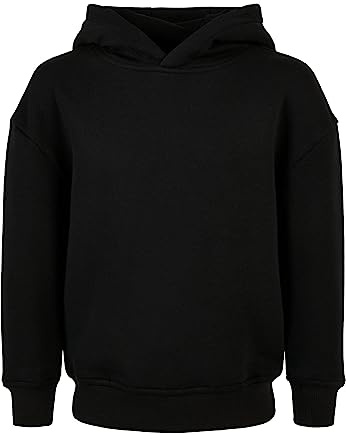 Urban Classics Mädchen Kapuzenpullover Girls Organic Hoody Black 146/152