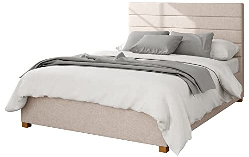 Aspire Beds Ottoman - Hor Ln - Saxon Twill - Natural - 50