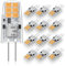 RuLEDne G4 LED G4 LED Bulb, 2 W G4 LED Warm White 2700 K, 360° Beam Angle, Non-Dimmable, Bulbs, 20 W - 25 W Halogen Replacement Pack of 12