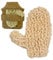 Susable Badehandschuh, Massagehandschuh, Peeling Handschuh, 100% Sisal, Sanftes Peeling mit Massageeffekt