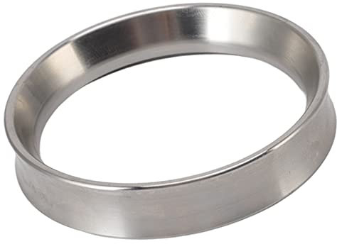 Atyhao Coffee Dosing Funnel, Espresso Cups Teacups, Mugs & Saucers Stainless Steel Coffee Dosing Ring Magnetic Coffee Powder Ring (58.35MM)