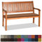 Orumrud Bankauflage Stuhlkissen Bankkissen mit Krawatte Waschbar,180x40x3cm，2 3 4-Sitzer Sitzkissen rutschfeste Auflage für Gartenbank,Küche,Terrasse Innen und Außenbereich，Braun,Dicker Leinenstoff
