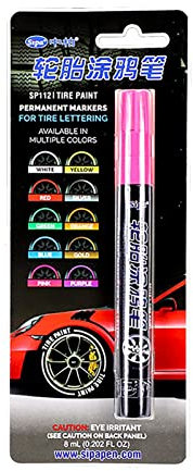 Reifenfarbe, bunter Reifenlackmarker, wasserfest, lichtecht, Reifenfarbe, Lackmarker, Stifte, wasserfest, permanent für Autoreifen, Metall, Reifenmarker für Gummi, , Holz