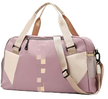 NOGRAX Schulrucksack Männer Fitness Training Sporttasche Große Kapazität Gadgets Yoga Sack Oxford Gym Taschen Für Reise Schwimmen Duffle Taschen Sportbag-Kirschblütenpulver