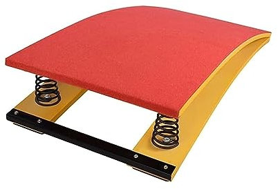 Hartholz-Gymnastik-Sprungbrett, robustes Holz-Sprungbrett, Sprungbretter für Anfänger und Kinder, mit Stahlfeder und Sprungpolster für die Heimgymnastikschule