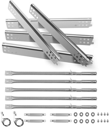 Ersatzteile für Charbroil Performance 5 Brenner 463347519 463347518, 463275717,463347518, 463243518, 463275517 Grills, G470-0004-W1A Heizzelt, G470-5200-W. 1 Brenner Crossover Tube 2 Zünder