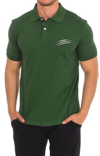Plein Sport PIPS504 Kurzarm-Poloshirt für Herren, Flaschengrün (VERDE BOTELLA), M