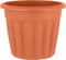 50cm Large Plastic Planter - 42L Litre Lightweight & Weather Resistant | Durable Design Gardening Tub Decorative Flower Pot Plant Herb Suitable for Indoor or Outdoor Use (Terracotta)