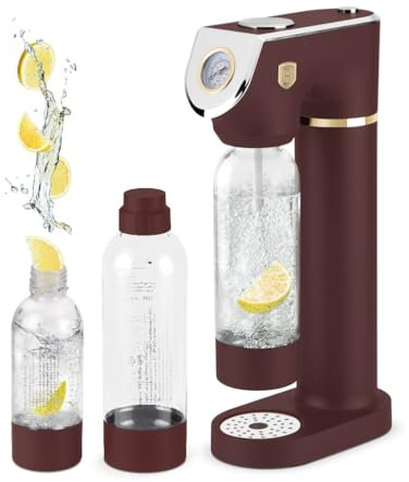 BERLINGER HAUS Soda Maker SODABAR + 2 Flaschen, Leonardo Collection | Umweltfreundlich und stilvoll