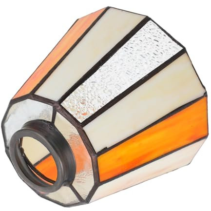 Housoutil Dekorativer Lampenschirm für Pendelleuchte Glaslampenschirm Kleiner Glasschirm für Wandleuchte