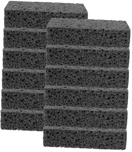Beavorty 12 Esponjas De Limpieza De Algodón De Pulpa De Madera Suministros De Limpieza para Wok Esponja De Cocina Esponjas para Fregar Esponja De Lavado Pequeña Esponja para Platos