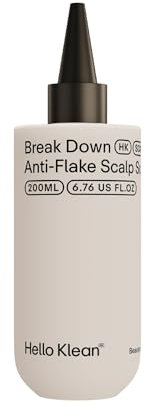 Hello Klean Break Down Soin exfoliant du cuir chevelu anti-pelliculaire - Élimine les résidus de produits & les dépôts minéraux de l’eau calcaire - Nettoie, détoxifie et hydrate votre cuir chevelu