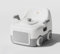 Zynway - Pot bebe toilette 3en1, avec reducteur toilette enfant et marche pied. De 1 à 6ans, avec plusieurs coloris disponible. (Blanc)