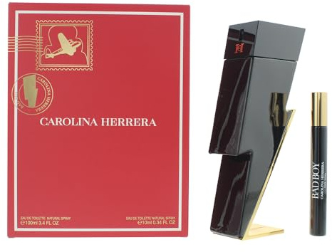 Carolina Herrera Bad Boy Reiseset 2-teilig (96,4 g Eau de Toilette Spray + 9,6 g Eau de Toilette Spray)