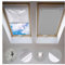 Johgee Dachfenster Rollo Thermo Sonnenschutz Silberbeschichtung Verdunkelungsrollo für Dachfenster GGU GGL GPU GPL GHU GHL GTU GTL GXU GXL (ohne Bohren mit Saugnäpfen,Größe 96x120cm), Grau