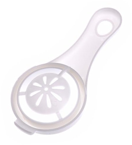 Eiertrenner aus Kunststoff, Weiß, Kompakt, für Kochen und Backen