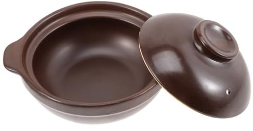 Luxshiny Pequeña Tapa Utensilios de Cocina de Cerámica para Guisos y Cocina de para Uso Doméstico y Comercial