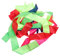 Toyvian Bunte Drachen 15m Drachenschwanz Zubehör Nylon für Drachenfliegen im Freien Regenbogen Streamer für Outdoor Aktivitäten