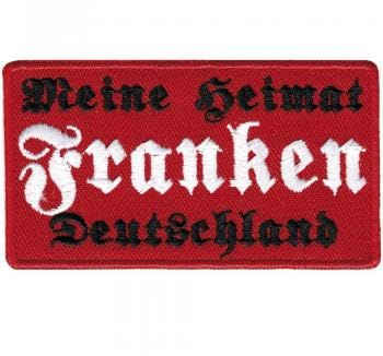Aufnäher Patches - Franken - 00065 - Gr. ca. 9,5 x 5,5 cm