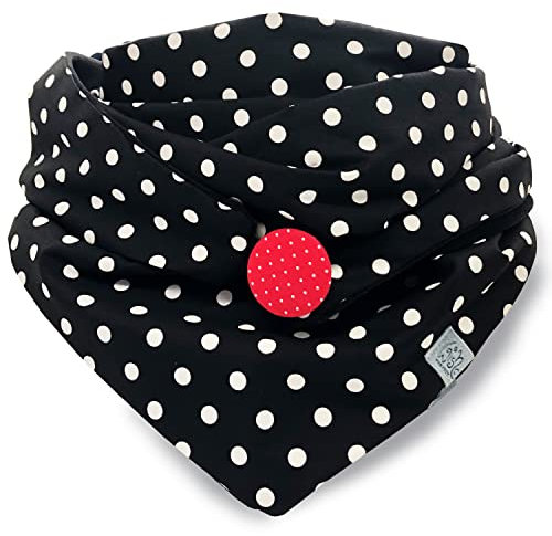 Wishproject Premium Dreieckstuch Damen | Schal Damen schwarz weiß | angenehm kuscheliges Halstuch Damen | Schal schwarz Damen | Dreieckschal Damen