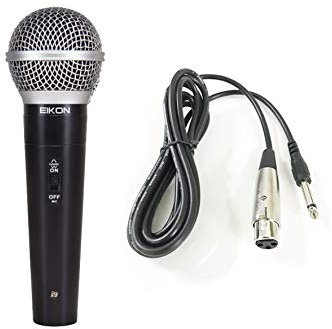 PROEL EIKON DM580LC - Microfono dinamico cardioide switch on/off per voce, canto, karaoke