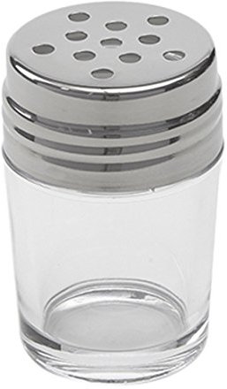 American Metalcraft GLACT2 Shaker, Glass W Cheese Top,2 oz.