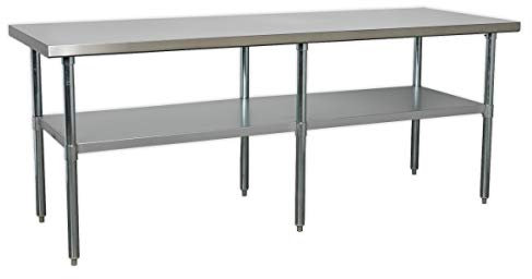 Sealey Ap2184Ss Stainless Steel Workbench 2.1Mtr