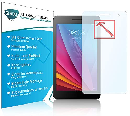Slabo Premium Panzerglasfolie für Huawei MediaPad T1 7.0 Schutzfolie Echtglas Displayschutzfolie Folie Tempered Glass KLAR - 9H Hartglas