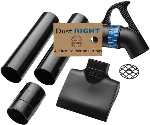 Rockler Dust Right 4 Quick Change Floor Sweep Kit for Dust Collection