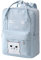 Rucksack in japanischem und koreanischem Stil, mit Kawaii-Katze, für Damen und Mädchen (Hellblau, L)