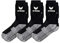 Erima Unisex 3er Pack Sportsocken (2181901), schwarz, 47-50