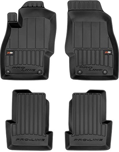 FROGUM 3D407169 Fußmatten Set Gummimatten Vorne und Hinten schwarz
