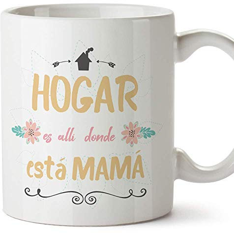 MUGFFINS Tazas para Mamá – Hogar Mamá (Modelo 5) – Regalos para el día de la Madre/Desayunos originales