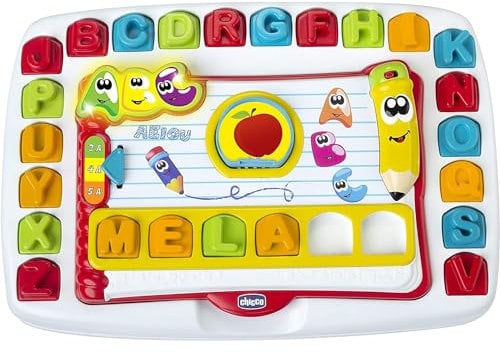 Chicco 00010112000000 Montessori Schulbank Lesen und Lernen Edu4You, Mehrfarbig, medium