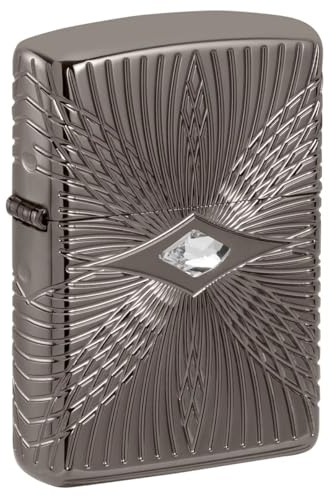 Accendino Zippo®, Accendino Antivento Ricaricabile Zippo, Realizzato in Metallo con Caratteristico click Zippo, Made in USA, Ottima Idea Regalo