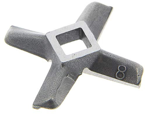 Gtapiece Couteau hachoir n°8 compatible avec des Hachoir : FIGUINE, ZELMER