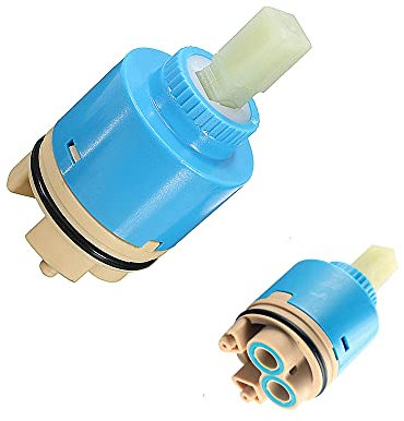 Cartouche de robinet de 35 mm de diamètre - Cartouche de rechange pratique en céramique - Cartouche de rechange pour robinet en céramique (1 pièce)