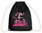Spreadshirt Pink Panther Wer hat an der Uhr gedreht? Lustiger Spruch Turnbeutel, One size, Schwarz