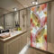 LuSeven stickers paroi de douche Plume artistique simple 40x120cm(15.74 inches * 47.24 inches) 3D Sticker de Porte Trompe l'œil Autocollants de Porte, Autocollant Amovible étanche 3D pour pour Décor C