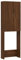 vidaXL Mobile per Lavatrice Rovere Marrone 64x25,5x190 cm