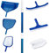 Poolpanda Poolreiniger Set Poolkescher feinmaschig Poolbürste Teleskopstange (Set XL Pro)