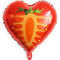 Folienballons Früchte Ananas Avocado Erdbeere Geburtstag Kiwi Melone Luftballons, Muster:Tomate