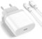 Caricatore per iPhone 20 W 【Certificato MFi Apple】 Caricatore rapido USB-C e cavo Lightning ricarica rapida 2 M PD 3.0 Tipo C ricarica spina muro caricabatterie adattatore Corrient per iPhone