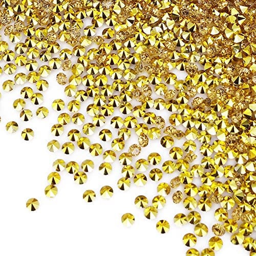 Teaaha 10000 Stück Diamanten Deko, Diamantene Streudeko Hochzeit, Transparent Diamantkristalle Kristalle Dekosteine Tischdeko Strass Konfetti für Vase Füller Perlen Hochzeit Geburtstag Party