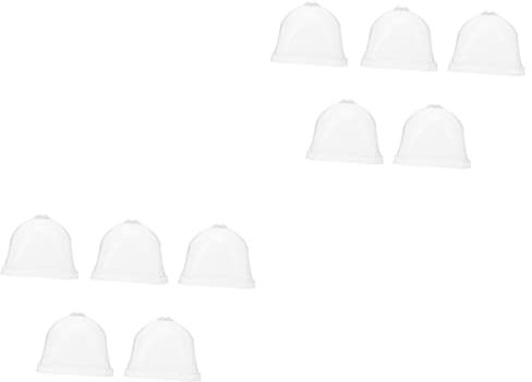 YARNOW 2st Abdeckung Für Blumentöpfe Gartenglocke Aus Kunststoff Pflanzenglockenabdeckung Gewächshaus-Cloche Pflanzendecke Für Baumschulen Pflanzenschutz Draussen Plastik Frostschutz