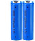 Baterías Recargables, batería de Iones de Litio de 3,7 V, 2200 mAh, batería de Litio de Capacidad Completa, para Luces solares, Timbre, Luces de jardín, linternas, 2 Piezas, Cabeza Puntiaguda